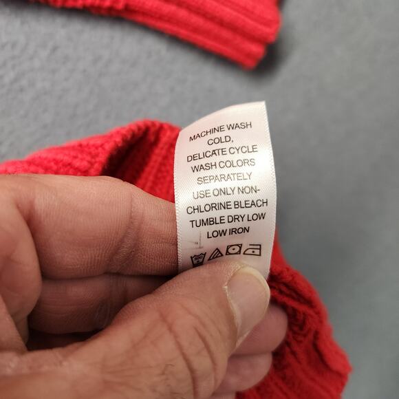 Woman Within Cardigan Sweater Womens Plus Size 3X Red V Neck Casual - Picture 7 of 13